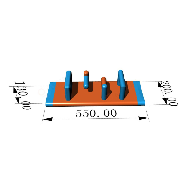 Przeszkoda "Bramki" - Dmuchane parki wodne  - 4