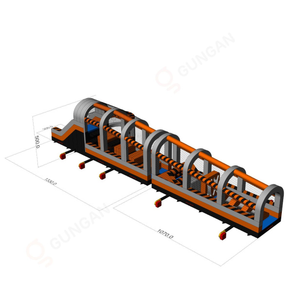 Dmuchany tor przeszkód "CrashRunner"  - 4