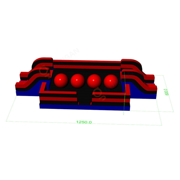 Dmuchaniec Wipeout Ninja  - 2