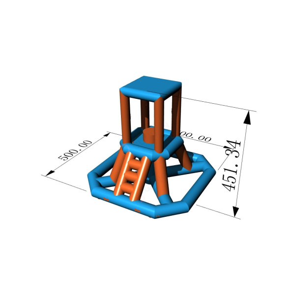 Wieża dla ratownika - Dmuchane parki wodne  - 4