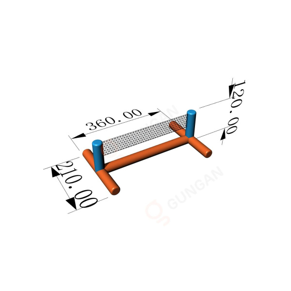 Boisko do siatkówki mini - Dmuchane parki wodne  - 5
