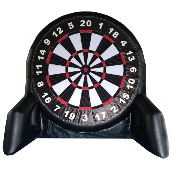 ZESTAW Dmuchana tarcza Football Darts dwustronna z akcesoriami  - 1