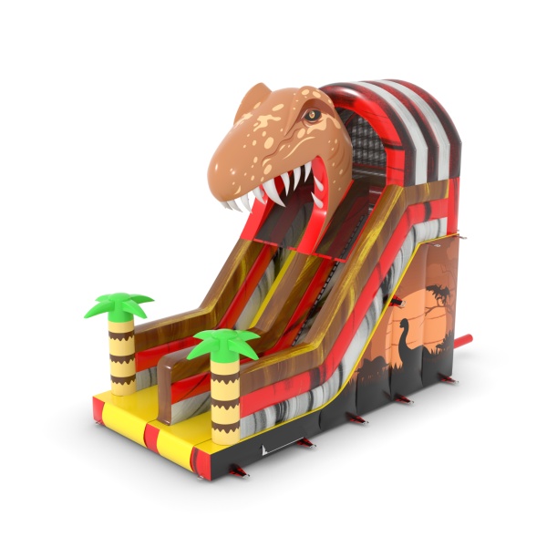 Nafukovací skluzavka s motivem dinosaurů