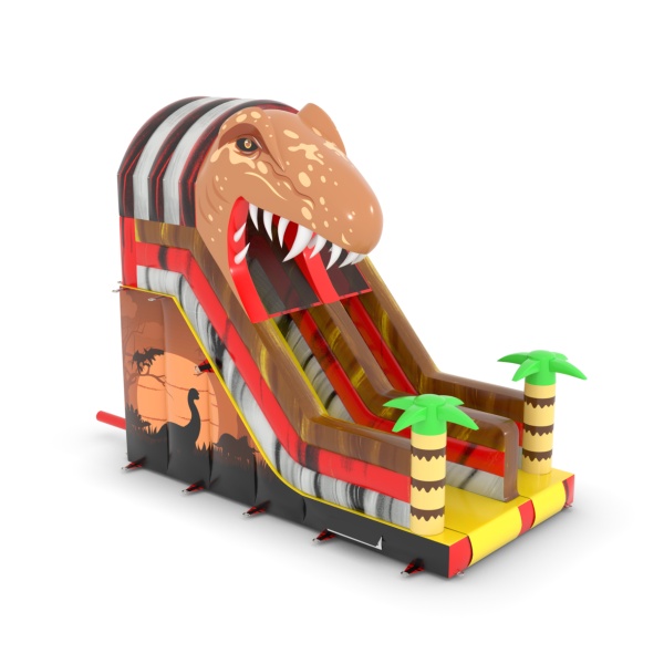 Nafukovací skluzavka s motivem dinosaurů