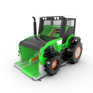 Nafukovací skluzavka Traktor