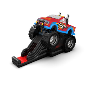 Nafukovací skluzavka monster truck - auta