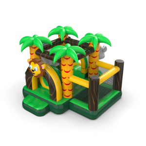 Skákací hrad mini combo - džungle