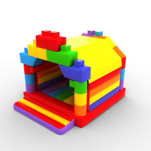 Skákací hrad - barevné bloky