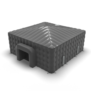 Nafukovací párty stan 8x8 - šedý
