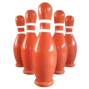 Nafukovací kuželky 2m pro lidský bowling