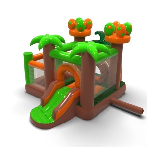 Malý skákací hrad se suchým bazénem pro děti - dino