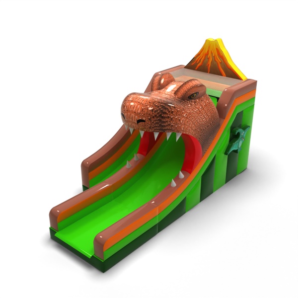 Nafukovací skluzavka s dinosaurem