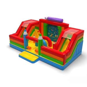 Nafukovací hřiště - pastelky