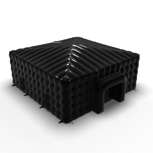 Nafukovací párty stan 4x4 - Černý