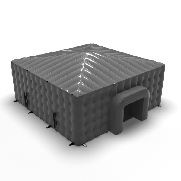 Nafukovací párty stan 6x6 - Šedý