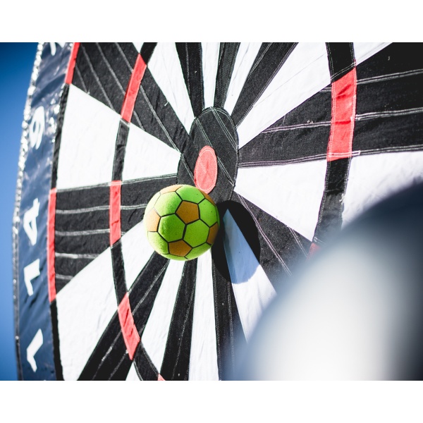 Nafukovací terč Football Darts (oboustranný)