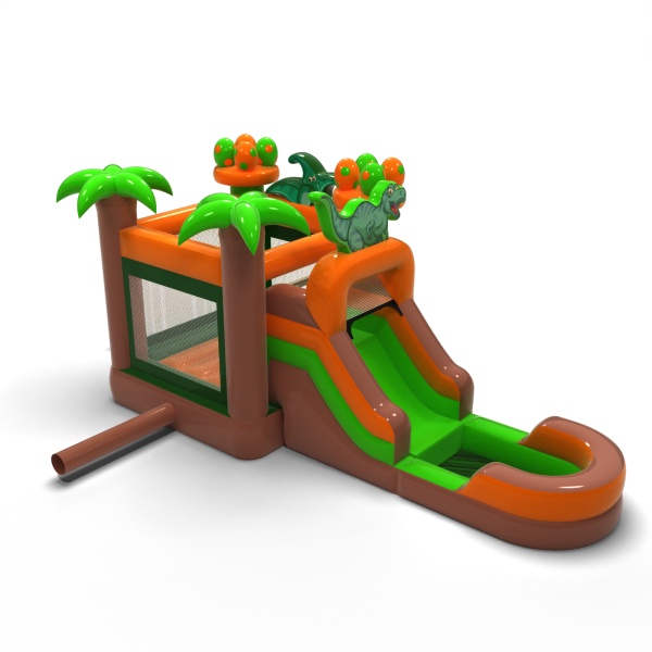 Vodní skluzavka se skákadlem Dino