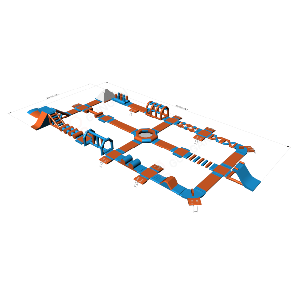 Dmuchany park wodny Omega (52 x 25 m)  - 5