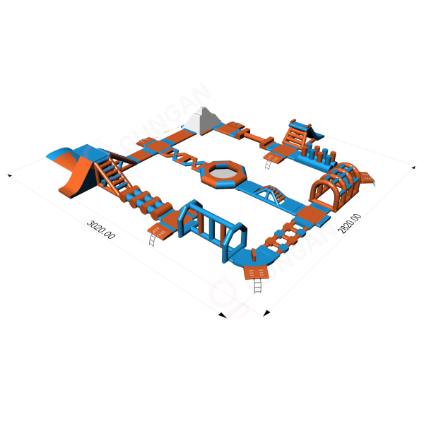 Dmuchany park wodny Alpha (30 x 28 m)  - 6