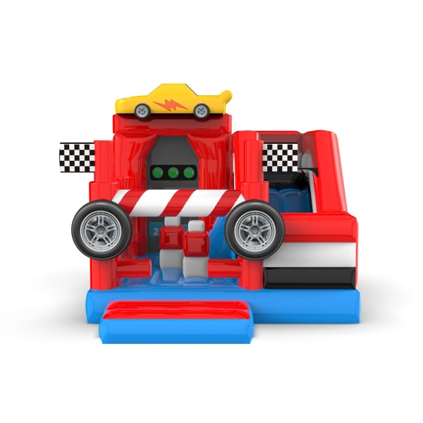 Nafukovací atrakce se skluzavkou - automobilové combo