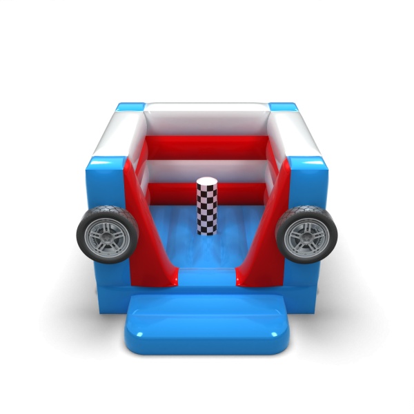 Malý uzavřený nafukovací hrad - v motivu automobilů