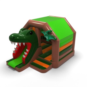 Tlama dinosaura - nafukovací atrakce se skluzavkou