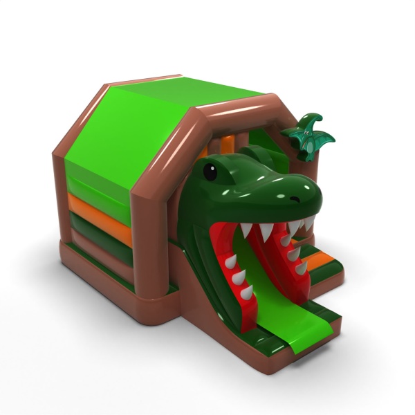 Tlama dinosaura - nafukovací atrakce se skluzavkou