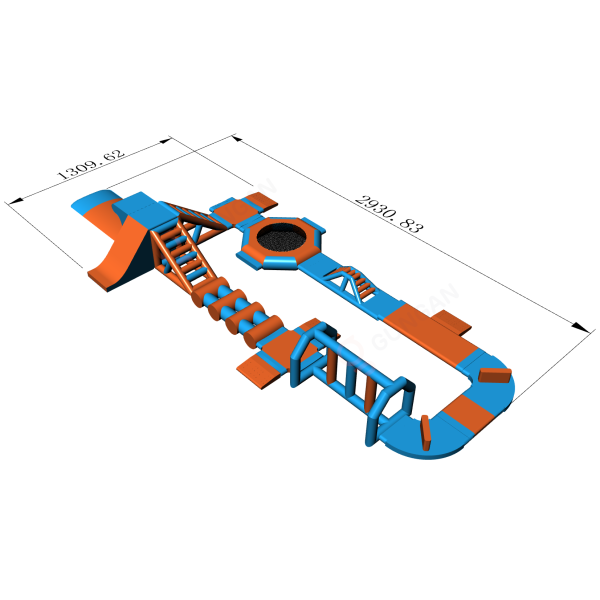 Dmuchany park wodny Delta (29 x 13 m)  - 5