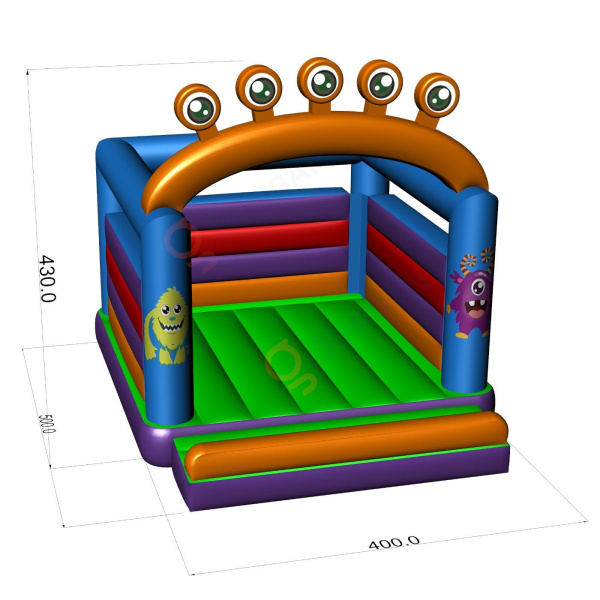 Dmuchany skakaniec z potworkami  - 5