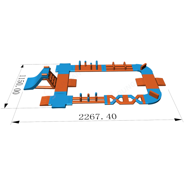 Dmuchany park wodny Ni (23 x 12 m)  - 3