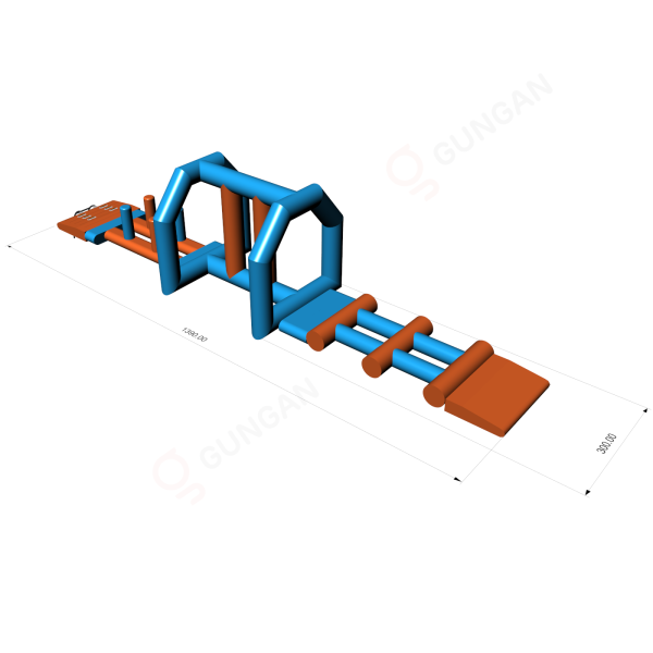 Wodny tor przeszkód Tría (14 x 3 m)  - 3